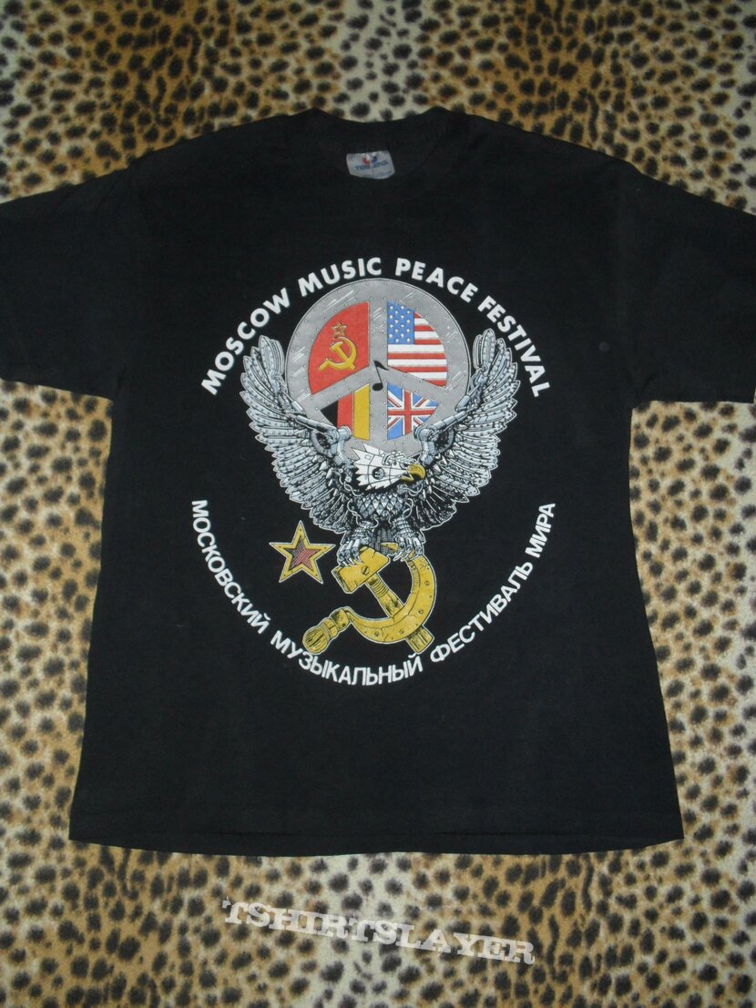 Bon Jovi Moscow Music Peace Festival original shirt from 1989