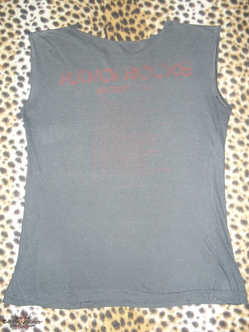 Hanoi Rocks original shirt UK Tour 1984