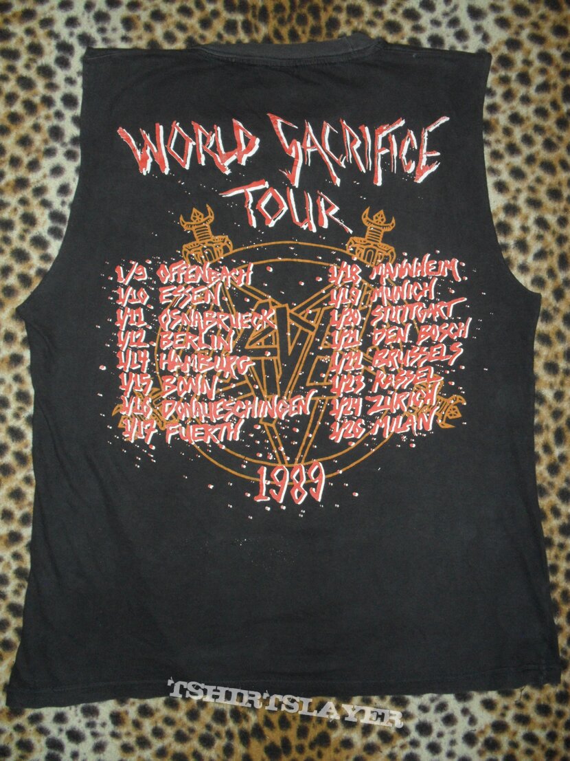 Slayer original World Sacrifice tour 1989 shirt