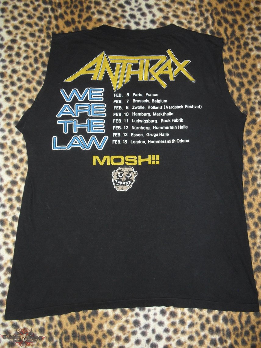 Anthrax original shirt from 1987