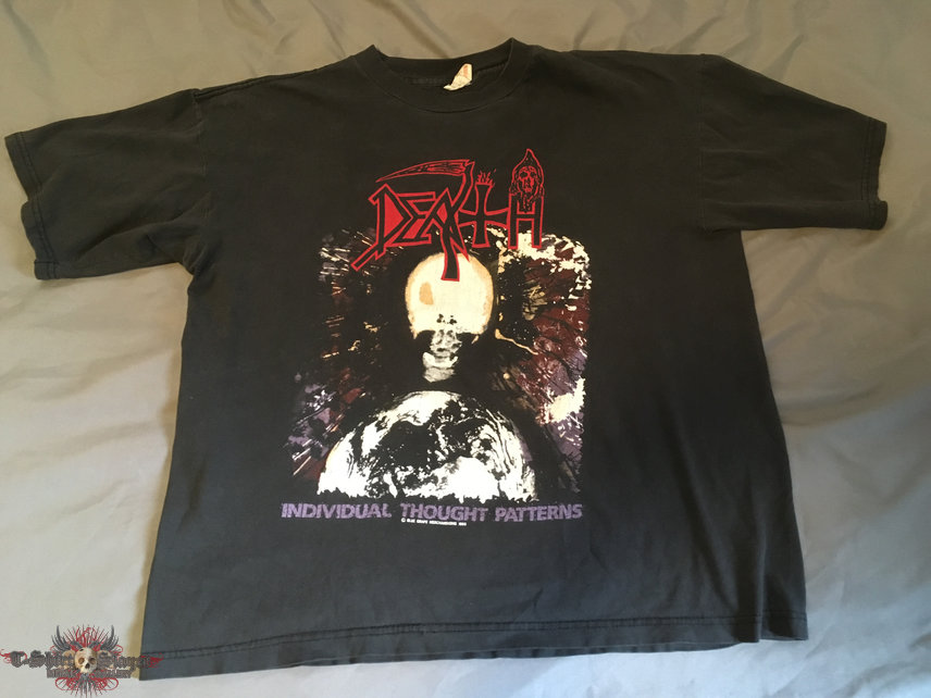 Death - Individual Thought Patterns OG Shirt 1993 Blue Grape