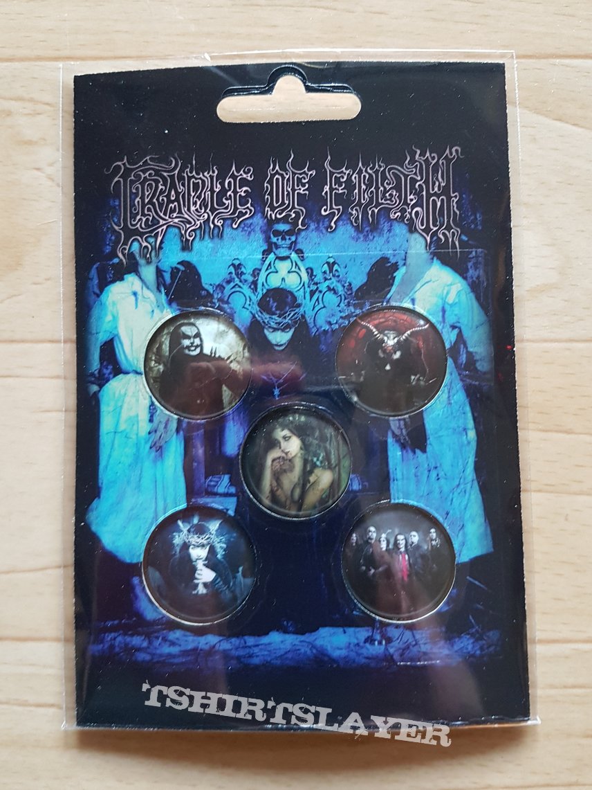 Cradle Of Filth buttons