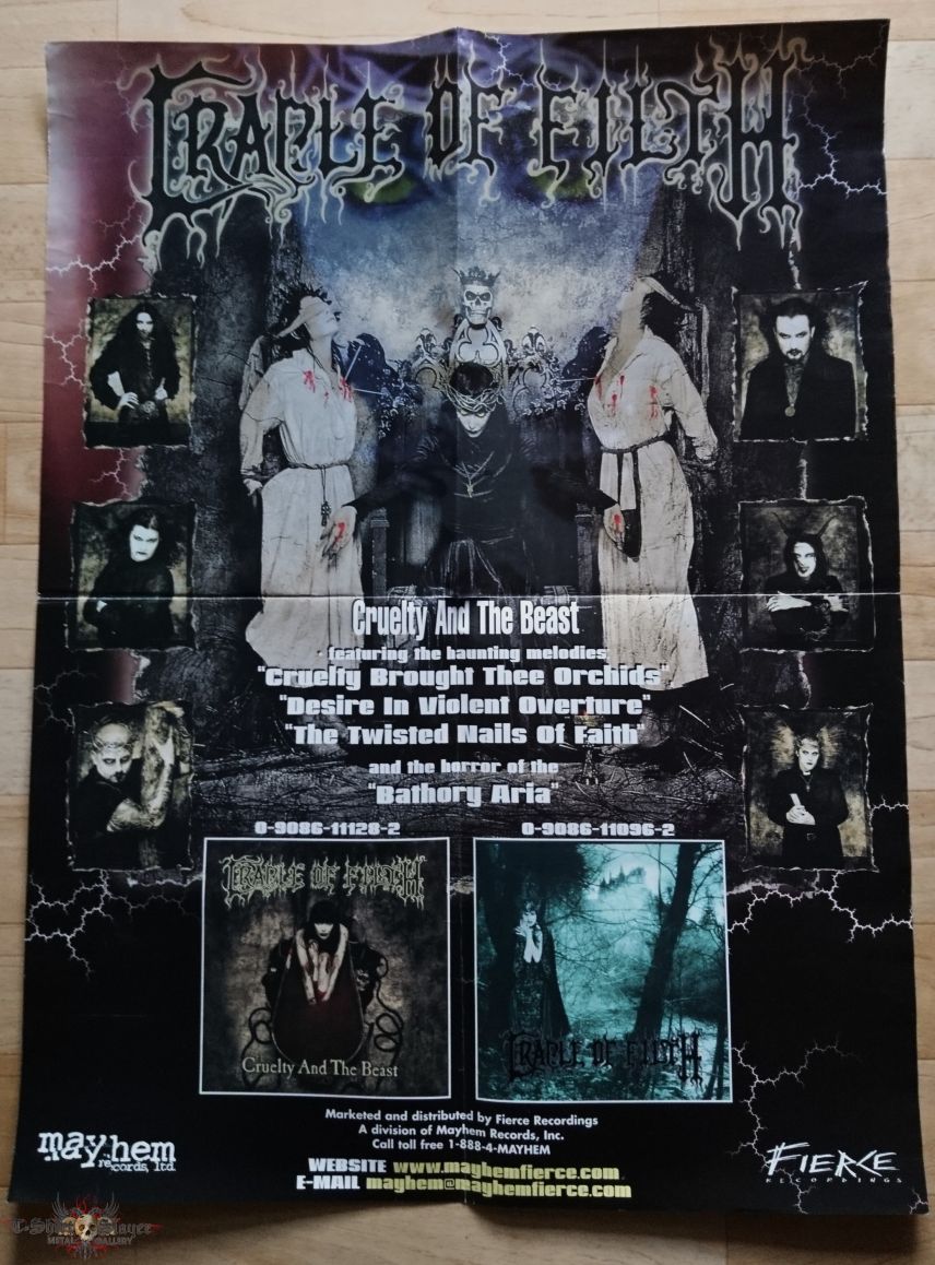 Cradle Of Filth promo poster