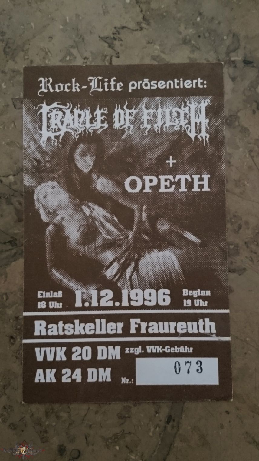 Cradle Of Filth tickets