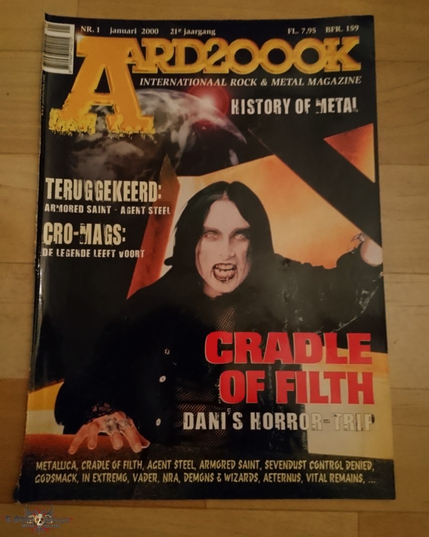 Cradle Of Filth magazine covers