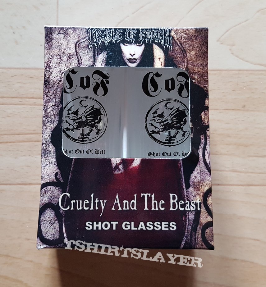 Cradle Of Filth shot glasses