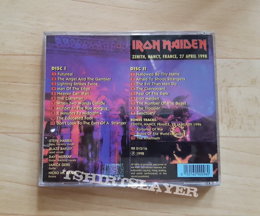 Iron Maiden live 1998