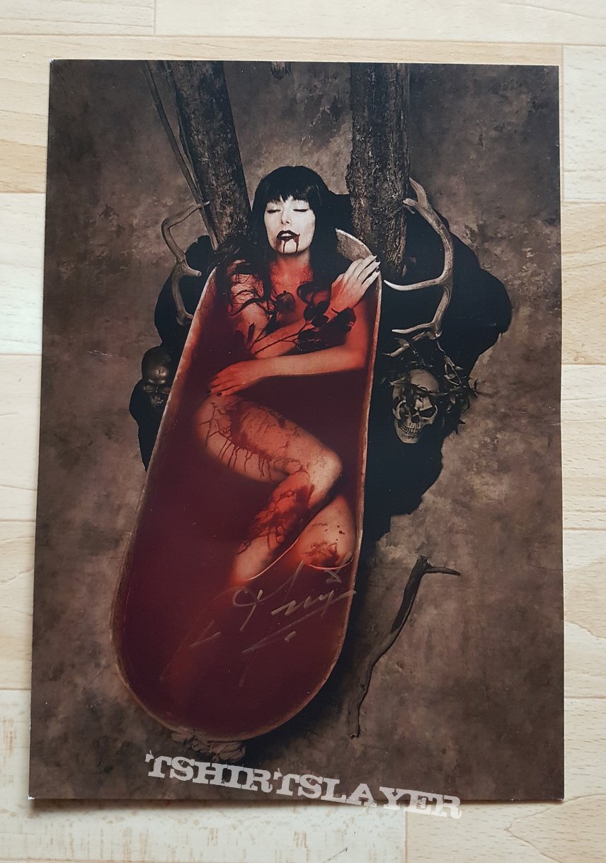 Cradle Of Filth signed print