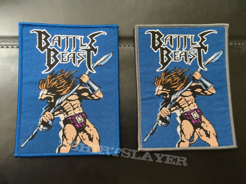 Battle Beast woven patch