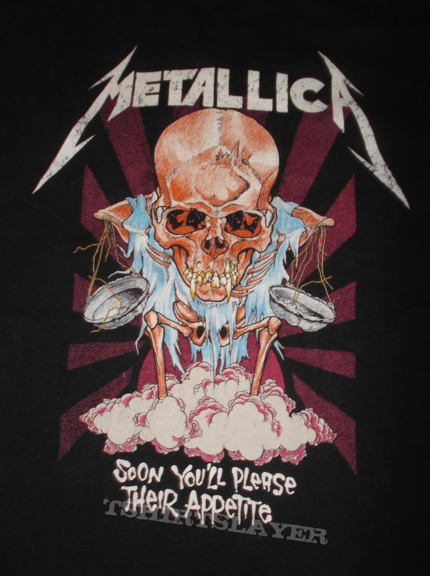 Metallica Shirt Their Money Tips Her Scales Again