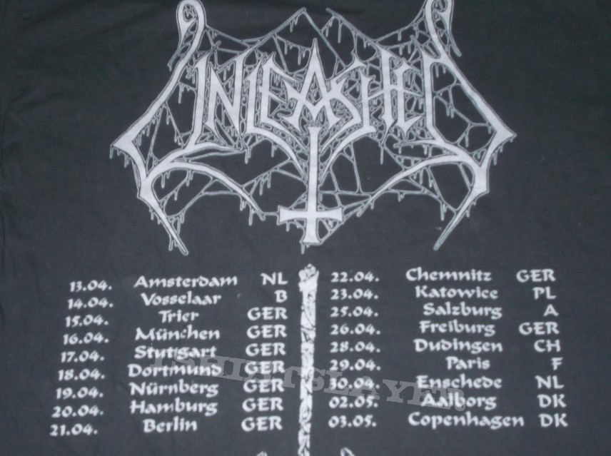 Unleashed Shirt DEATH METAL VICTORY TOUR ´95