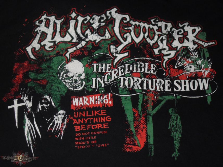 Alice Cooper Shirt The Incredible Torture Show