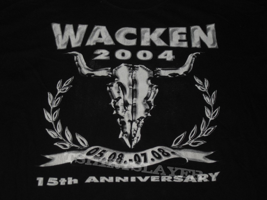 Wacken Open Air W:O:A 2004 Shirt 15th ANNIVERSARY