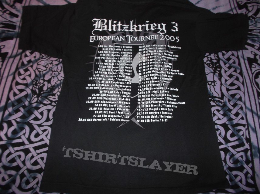 Vader Shirt BLITZKRIEG 3 (European Tournee 2005)