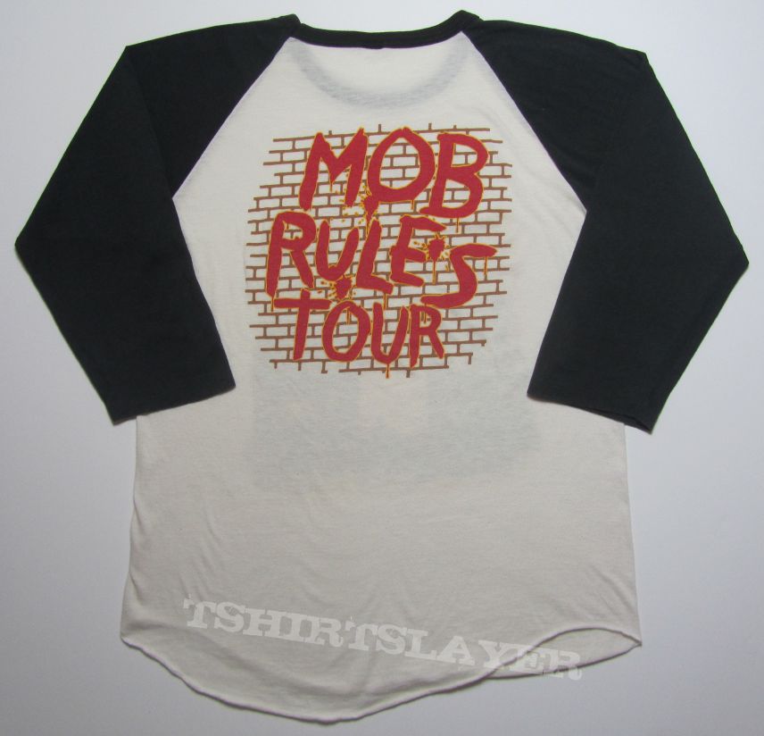 BLACK SABBATH 1982 Mob Rules tour raglan