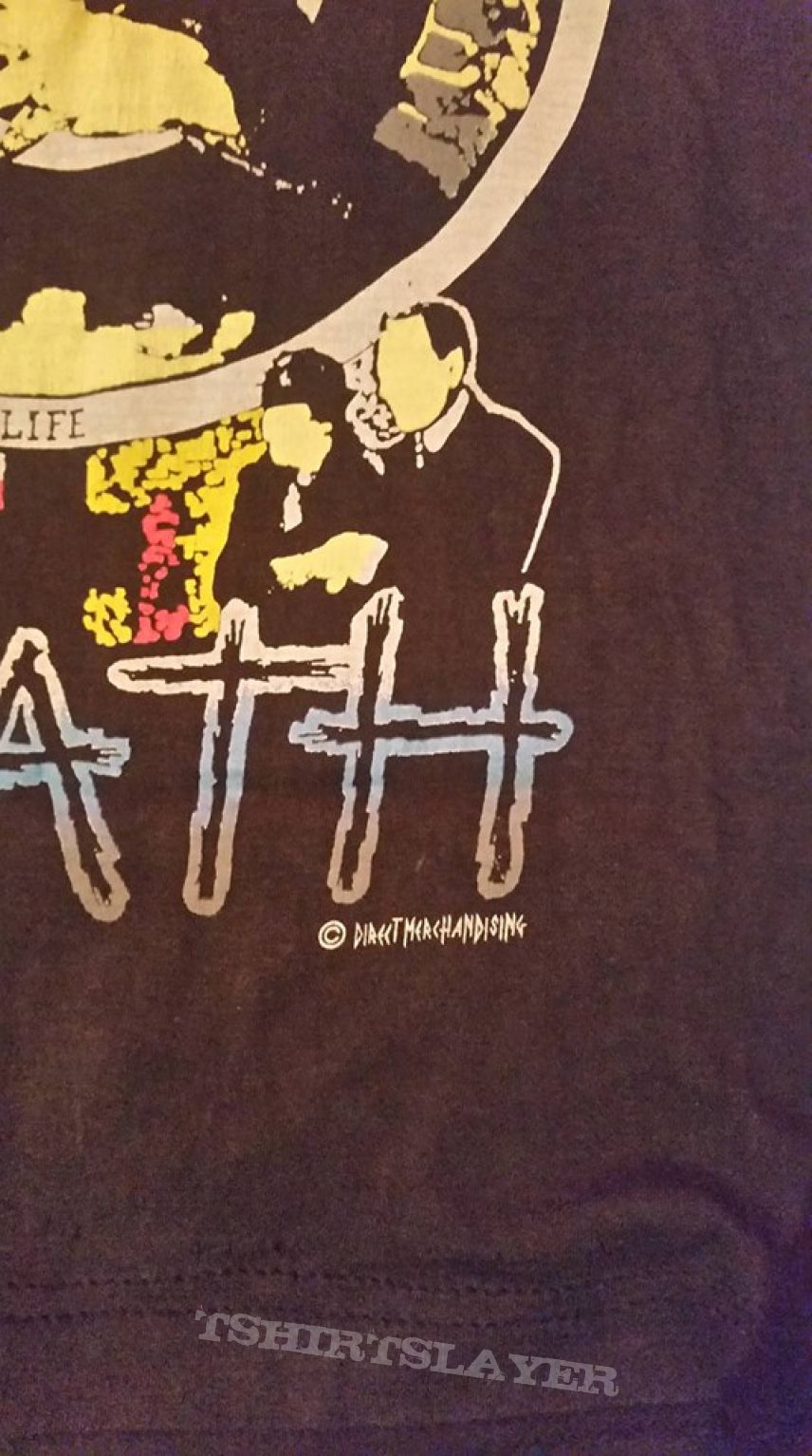 Napalm death us grind crusher tour 91 t shirt og