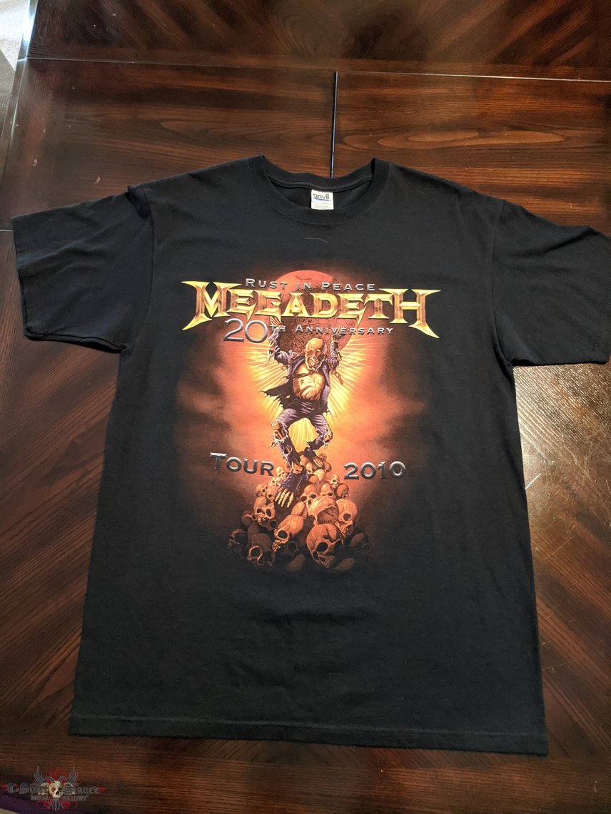 Megadeth 2010 RiP 20th Anniversary Oxidation of the Nation Tour Dates