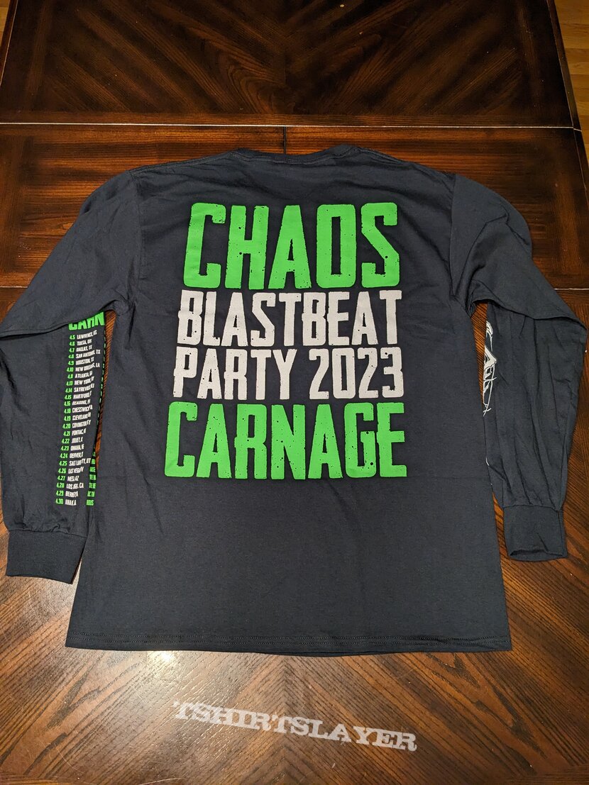 Aborted 2023 Cthulhu Chaos &amp; Carnage Tour Dates long sleeve