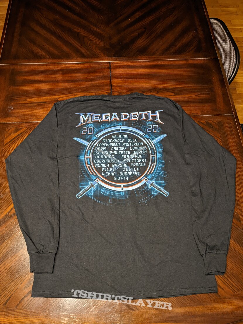 Megadeth 2020 Cyber Vic Europe Tour Dates ls