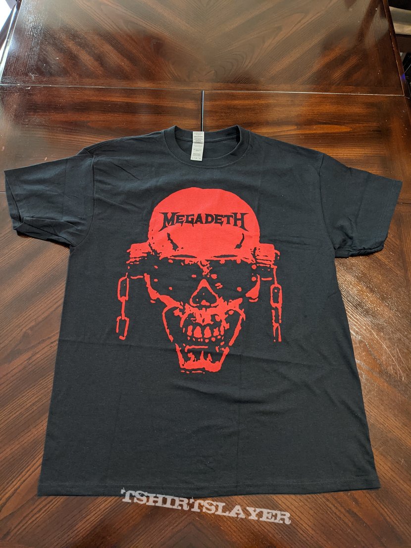 Megadeth 2020 Hi Con Red Slim Fit