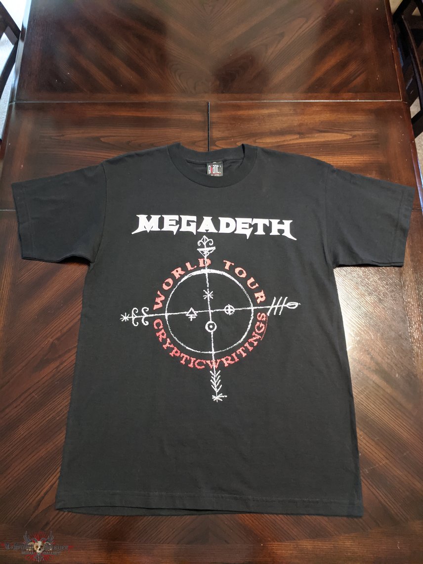 Megadeth 1997 Cryptic Writings Cover Tour Dates Japan