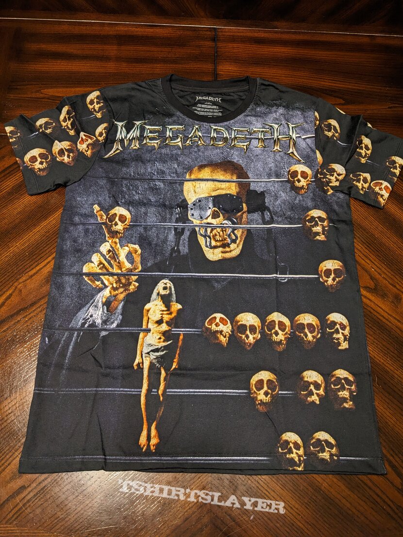 Megadeth 2022 Countdown to Extinction all over reprint