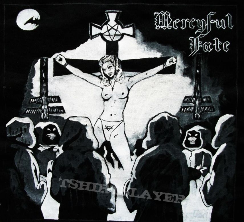 Handpainted back patch - Mercyful Fate  made by Oldschool Crew