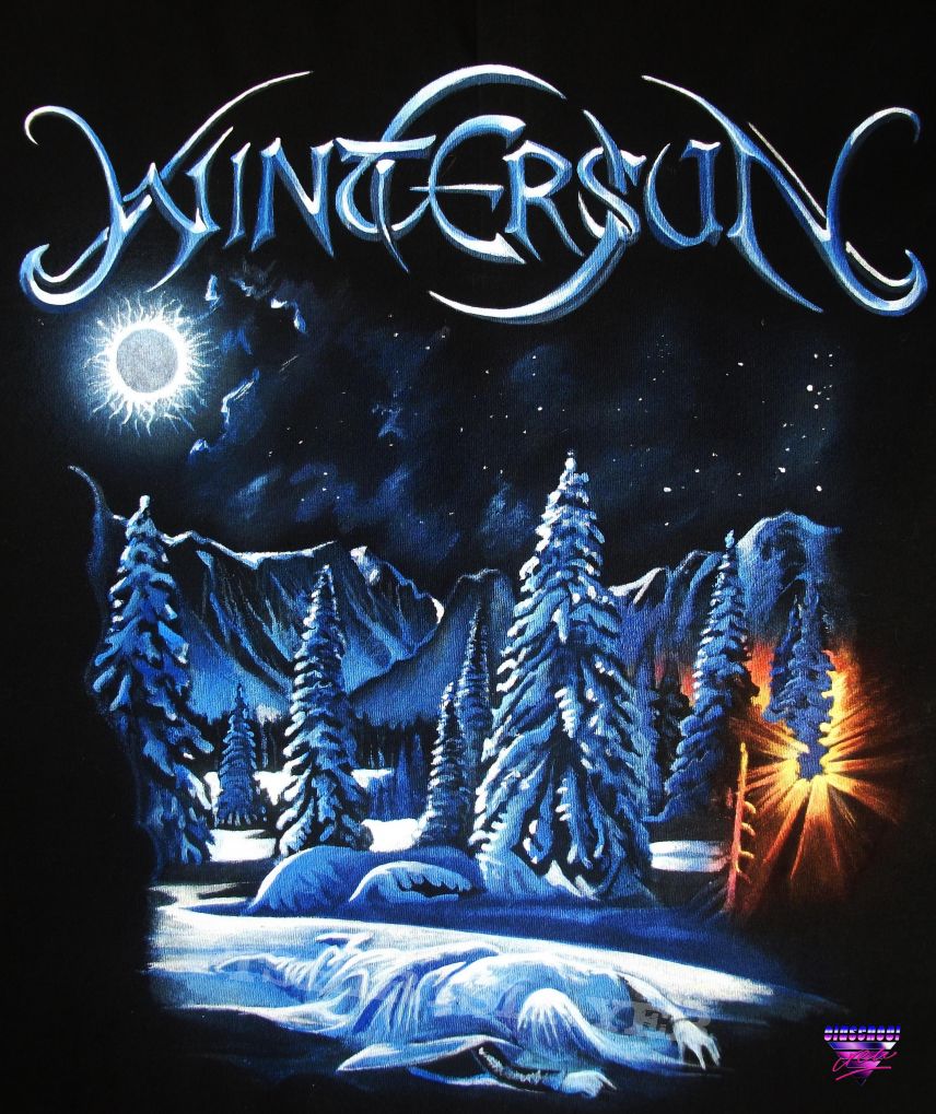 Wintersun Handpainted tshirt made by Oldschool Crew 