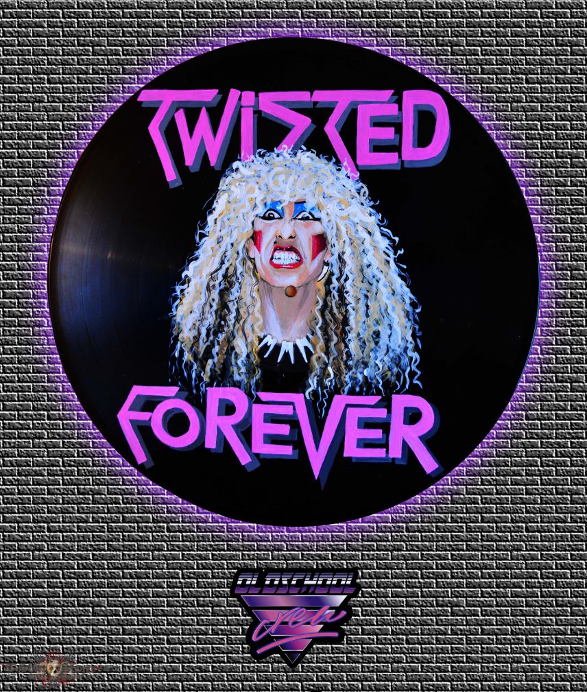 Twisted Sister Handpainted vinyl by Oldschool Crew