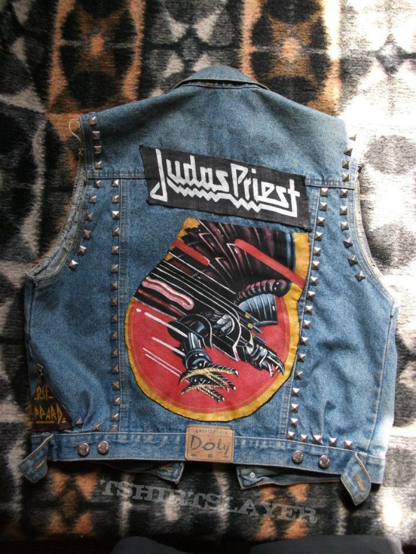 Handpainted Vest made by Oldschool Crew - Judas Priest Handpainted Vest made by Oldschool Crew - Judas Priest