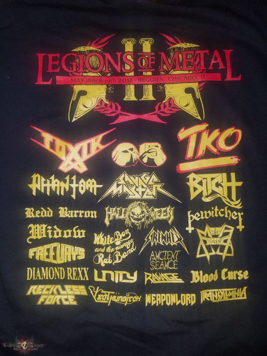 Tko Legions of Metal II fest shirt