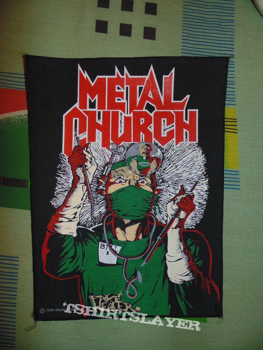 Metal Church ‎– Fake Healer backpatch