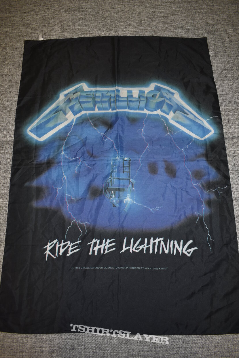 Metallica ‎– Ride The Lightning poster flag