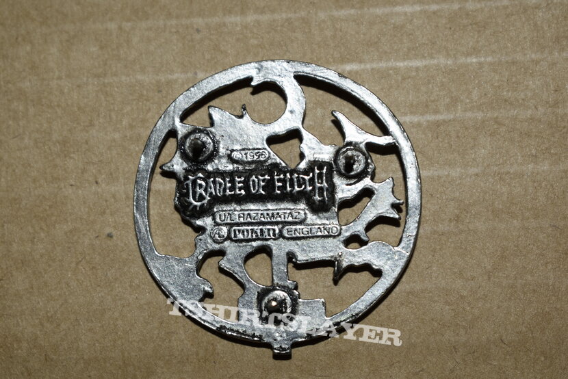 Cradle Of Filth Dragon pin badge