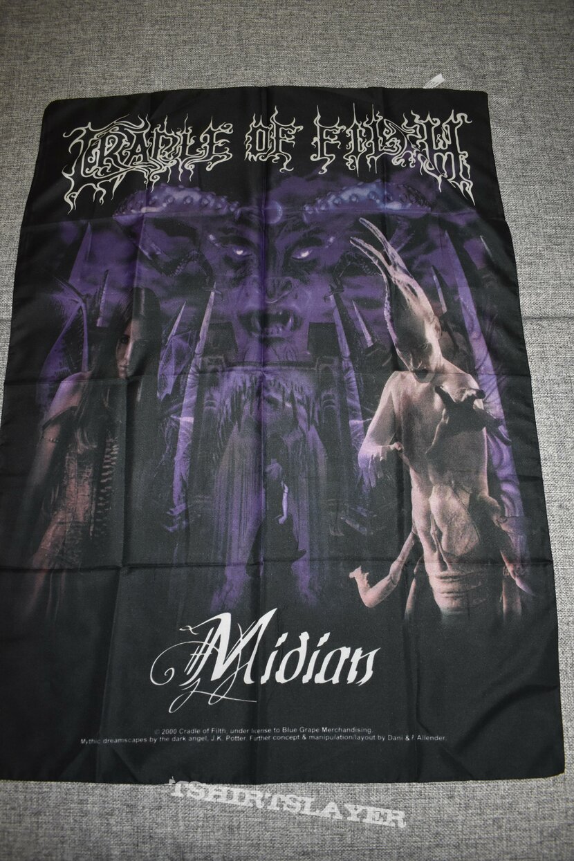 Cradle Of Filth ‎– Midian poster flag