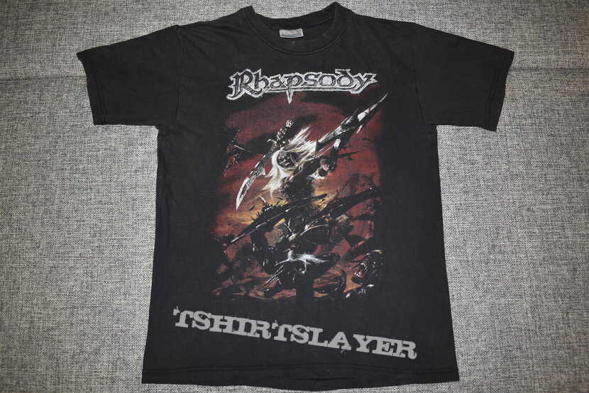 Rhapsody, Rhapsody Of Fire, Rhapsody ‎– Dawn Of Victory TShirt or  Longsleeve (maanelyst's) | TShirtSlayer