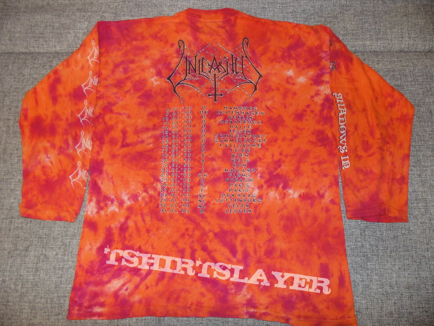 Unleashed ‎– Shadows In The Deep Tour 93 signed