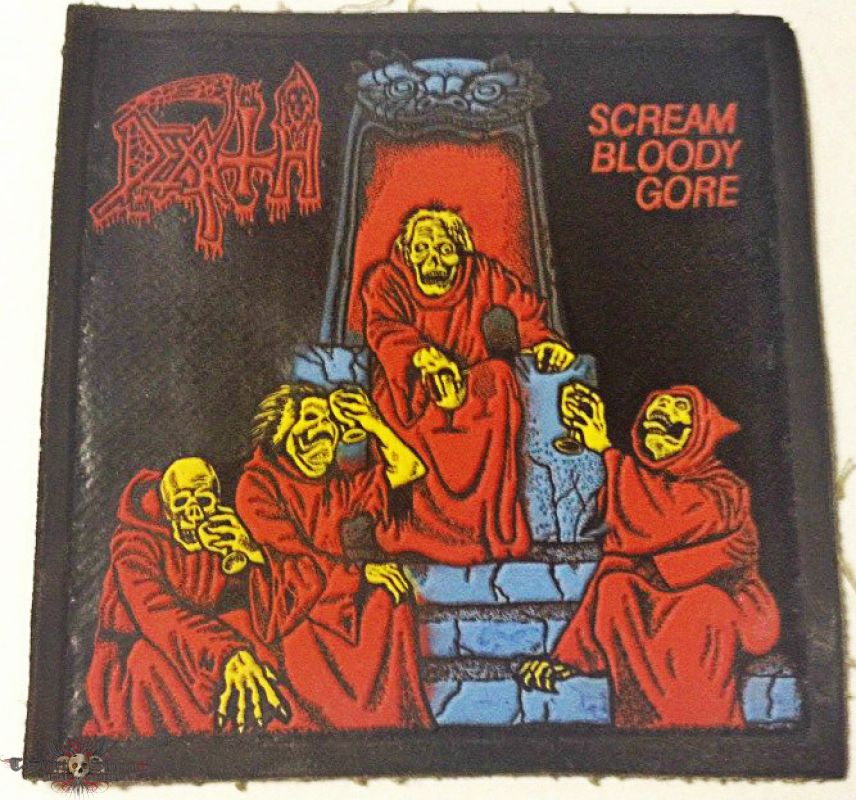 Death - Scream Bloody Gore Vintage Rubber Patch