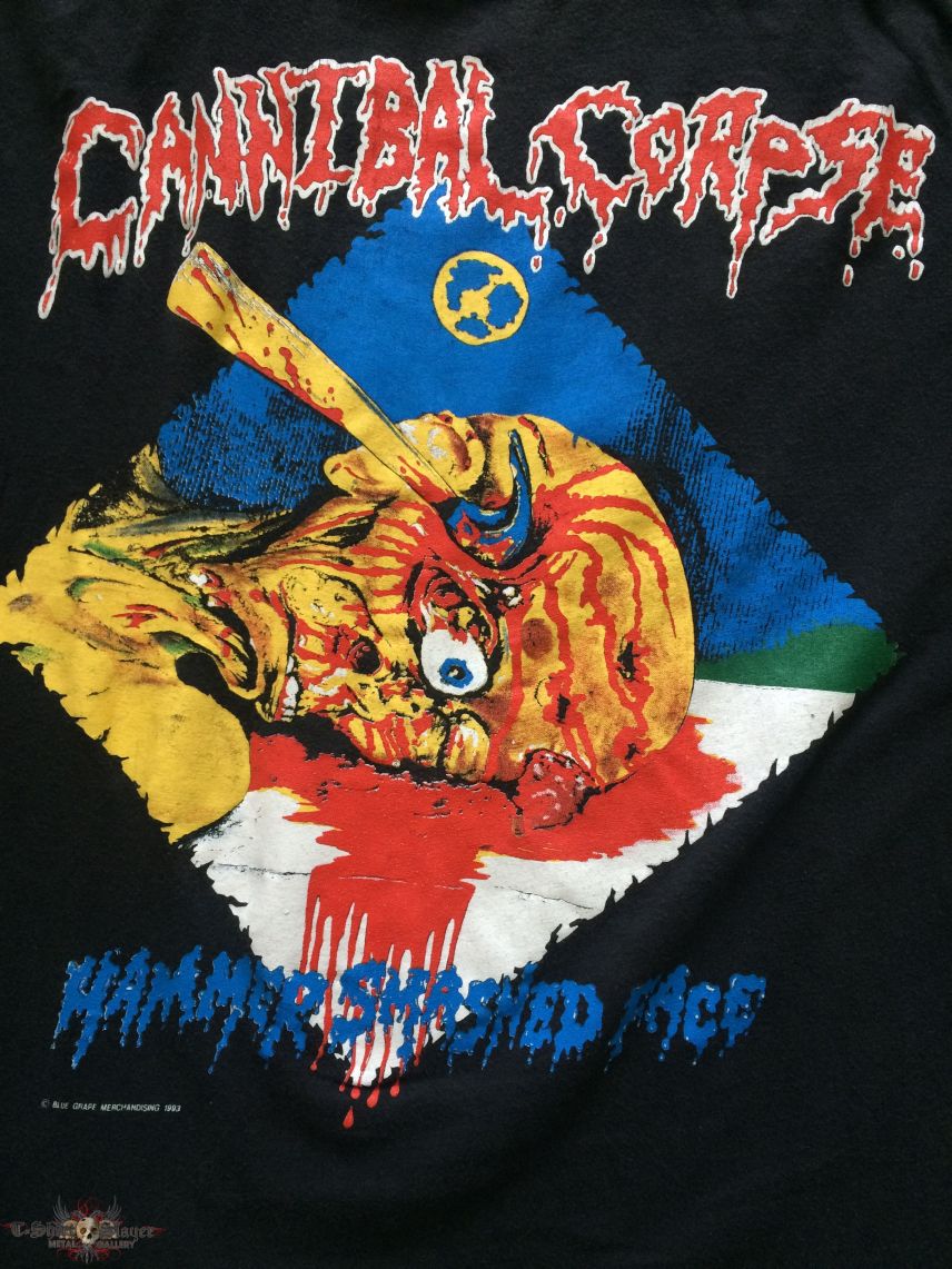 Cannibal Corpse Hammer Smashed Face LS | TShirtSlayer TShirt and 