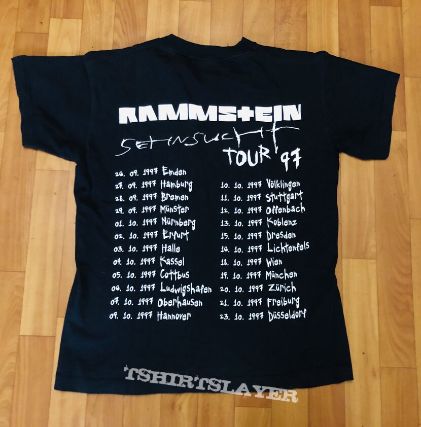 Rammstein 1997 tour shirt | TShirtSlayer TShirt and BattleJacket ...