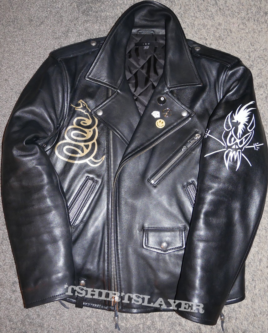 Metallica leather custom jacket