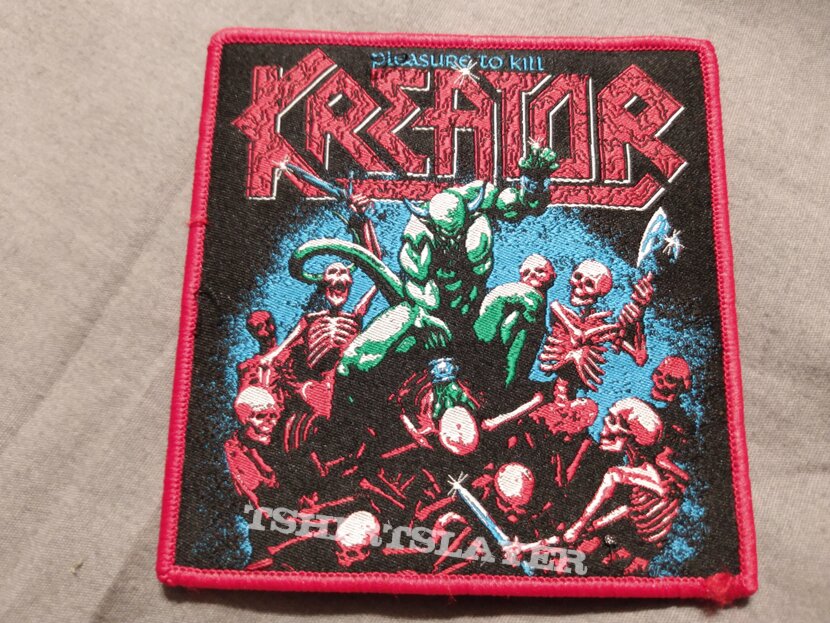 Kreator Pleasure to kill woven