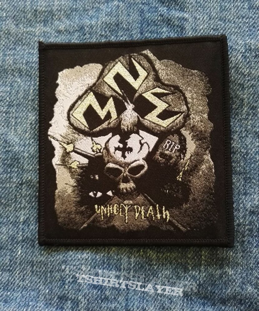 NME Unholy Death woven patch 