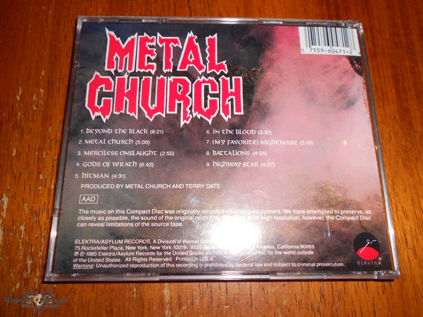  Metal Church ‎/ Metal Church 