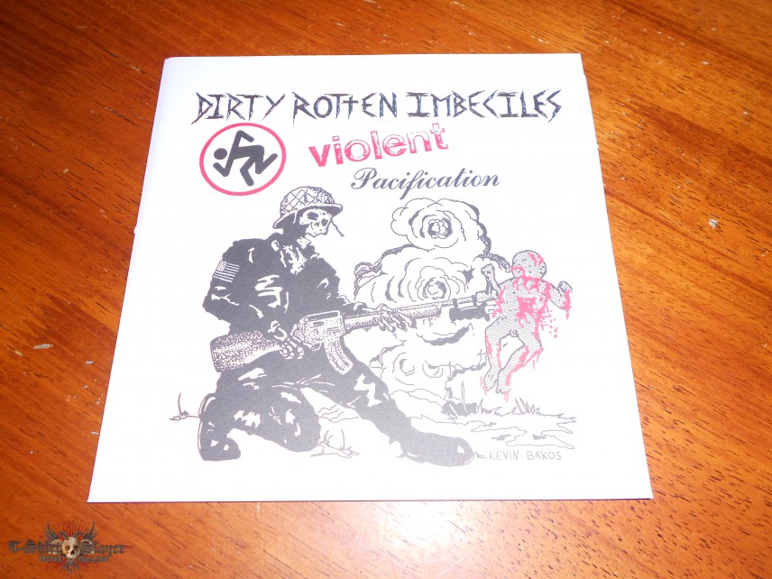 D.R.I.  Dirty Rotten Imbeciles ‎/ Violent Pacification  7&quot; Clear LP