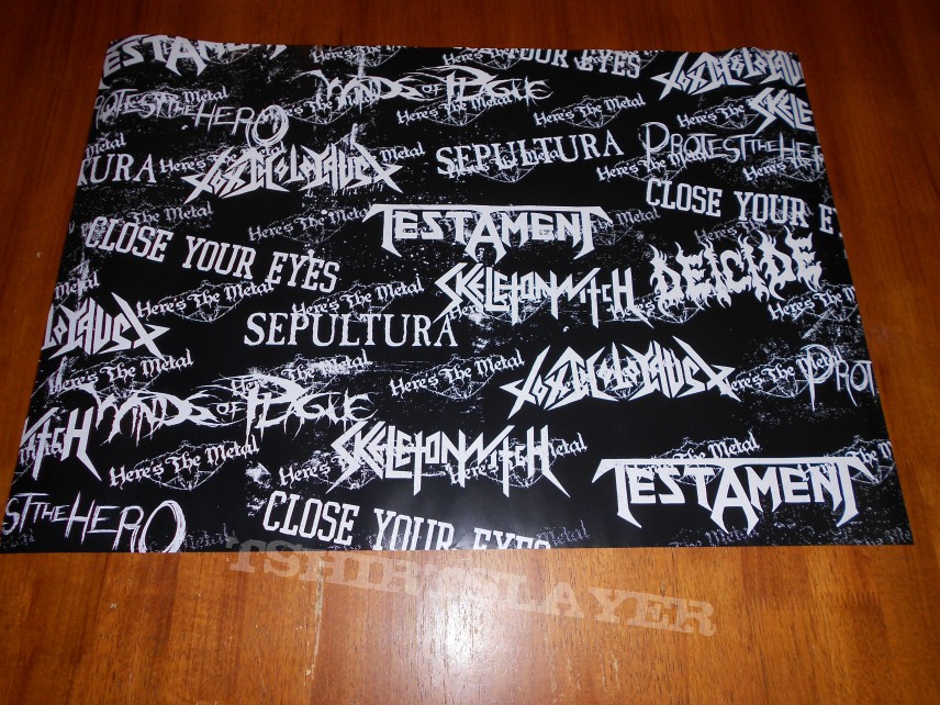 Testament Metal Wrapping Paper