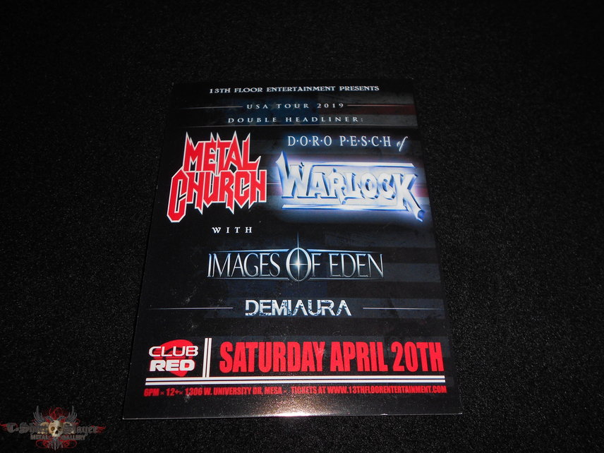 Metal Church, Warlock / Flyer