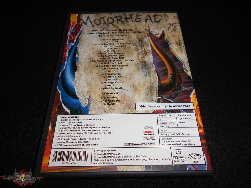  Motörhead / 25 &amp; Alive / Boneshaker  DVD