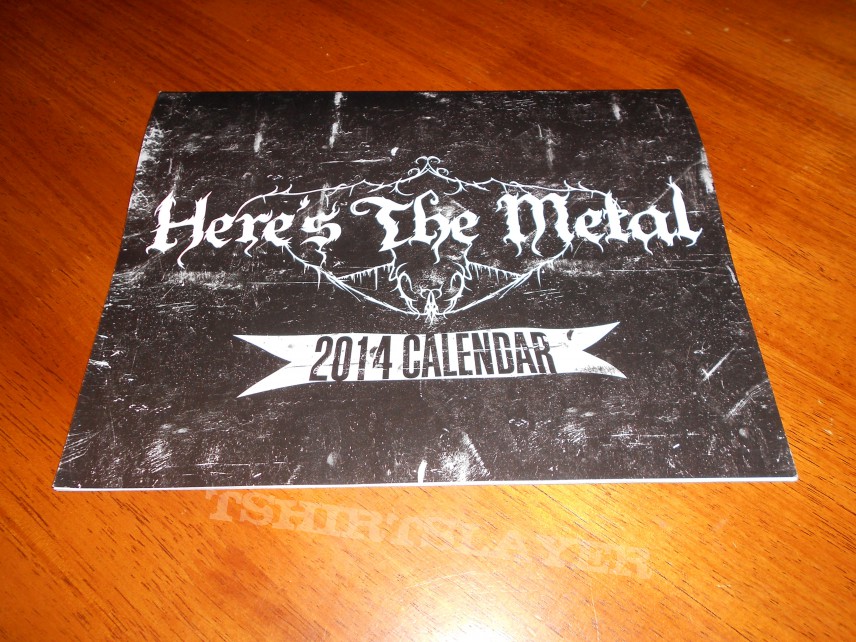 Gorguts Here&#039;s the Metal Calendar 2014