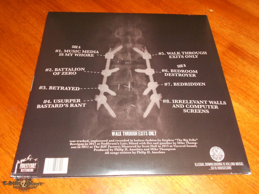  Philip H. Anselmo &amp; The Illegals ‎/ Walk Through Exits Only LP